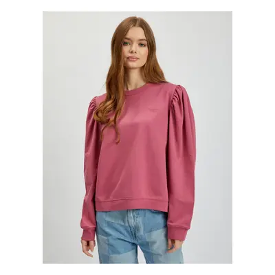 Dark pink Womens Sweatshirt Pepe Jeans Laetitia - Women