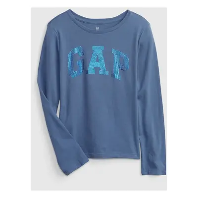 Children's organic T-shirt with GAP logo - Girls