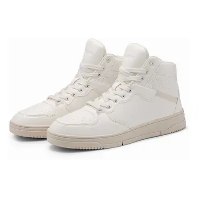 Ombre Insulated men's high top sneaker shoes - white