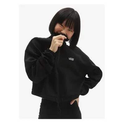 Black women's cropped hoodie VANS - Women