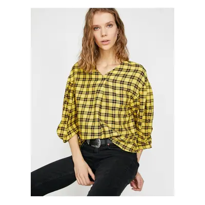 Koton Women's Yellow Blouse