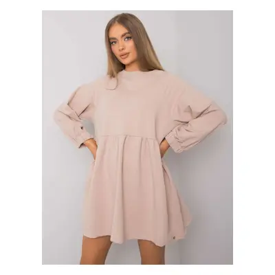 Light beige dress with long sleeves from Bellevue