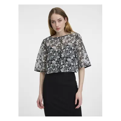 Black women's patterned blouse ORSAY