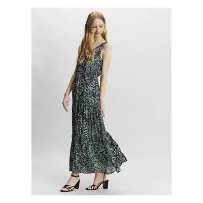 Navy blue floral maxi dress VERO MODA Hannah - Women