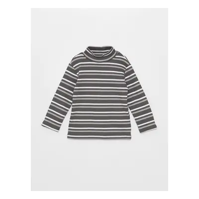 LC Waikiki Turtleneck Long Sleeve Striped Baby Boy T-Shirt