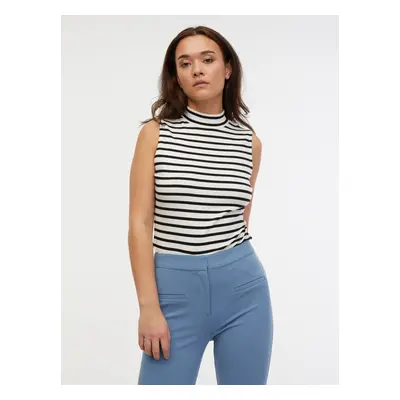 Orsay Black & White Women's Striped Top - Women's