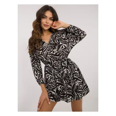 Patterned mini dress