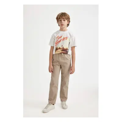 DEFACTO Boy's Standard Leg Gabardine Trousers