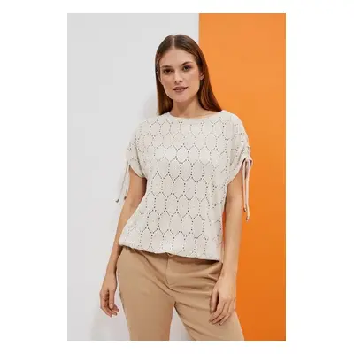 WOMEN'S T-SHIRT L-TS-4033 L.Beige