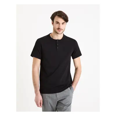 Celio Henley Geley T-Shirt - Mens