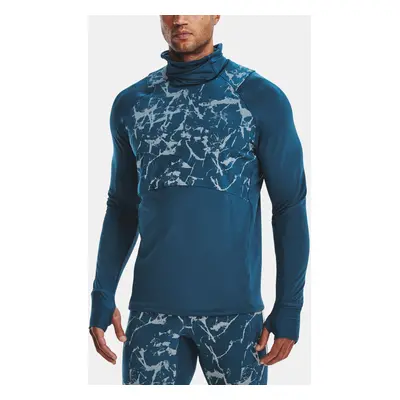 Under Armour T-Shirt UA OUTRUN THE COLD FUNNEL-BLU - Men