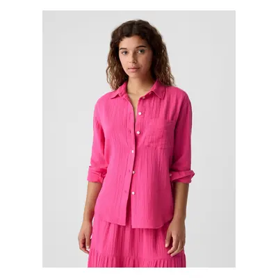 GAP Oversize Muslin Shirt - Women