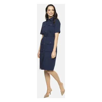 Potis & Verso Woman's Dress Olis Navy Blue