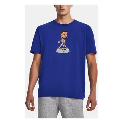 Under Armour T-Shirt UA CURRY BOBBLE HEAD SS-BLU - Men