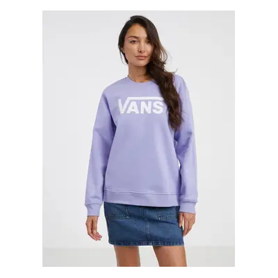 Light purple women's sweatshirt VANS Classic Crew - Women