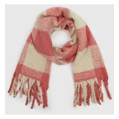 GAP Checkered Scarf with Fringe - Women