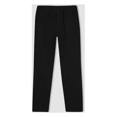 DEFACTO Boys Black Gabardine School Trousers