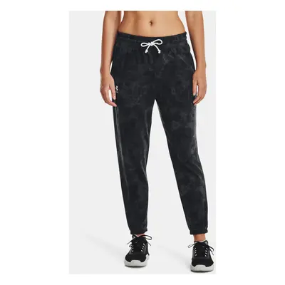 Under Armour Sweatpants Rival Terry Print Jogger-BLK - Women