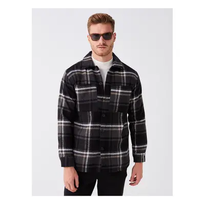 LC Waikiki Regular Fit Long Sleeve Plaid Men's Lumberjack Shirt Jacket