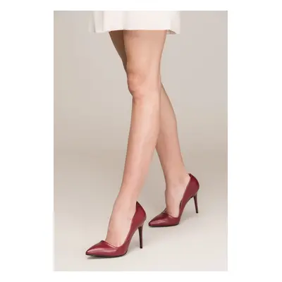 Fox Shoes Claret Red Women's Heeled Shoes