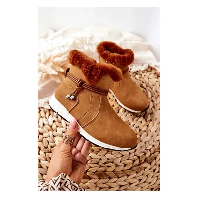 Children's Snow Boots With Fur Big Star BB374058BS Camel