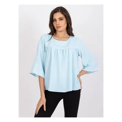 Light blue loose blouse Anita RUE PARIS