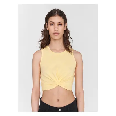 Yellow crop top Noisy May Twiggi - Women