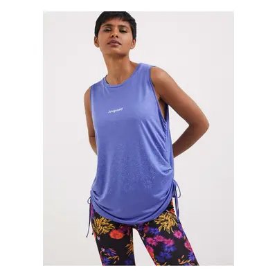 Purple Desigual Tulum Women's Sports Top - Women