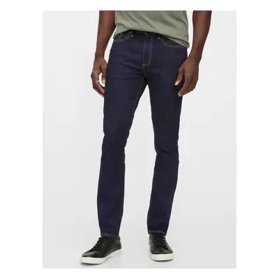 Navy blue men's slim fit jeans GAP