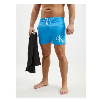 Men's swimsuit set in blue color and towel Calvin Klein Underwear - Men's