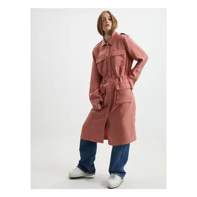 Pink womens light parka ONLY Kenya - Women