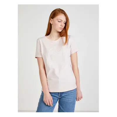 Light pink women's T-shirt Guess - Women