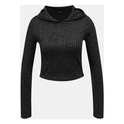 Black short glittery sweater TALLY WEiJL - Women