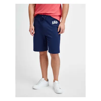 Blue Men's Shorts GAP Logo mini arch shorts