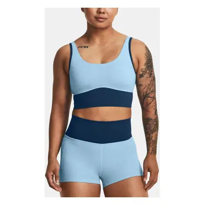 Under Armour Tank Top Meridian Fitted Crop Tank-BLU - Women