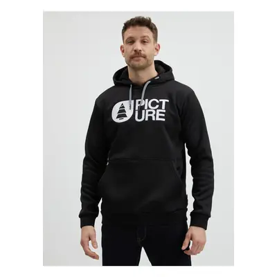 Black Mens Hoodie Picture Park - Men