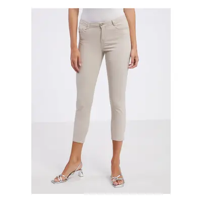 Beige Women's Skinny Fit Jeans CAMAIEU - Women