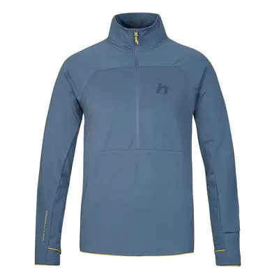 Men's semi-zipping functional sweatshirt Hannah ETHAN HZ bering sea mel