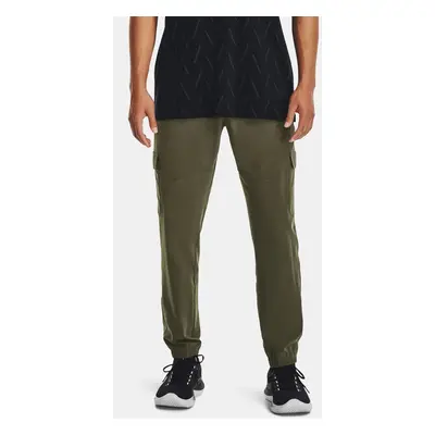 Under Armour Track Pants UA Stretch Woven Cargo Pants-GRN - Men's