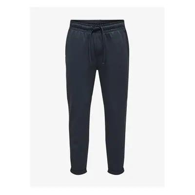 Dark blue men's chino pants ONLY & SONS Anton - Men