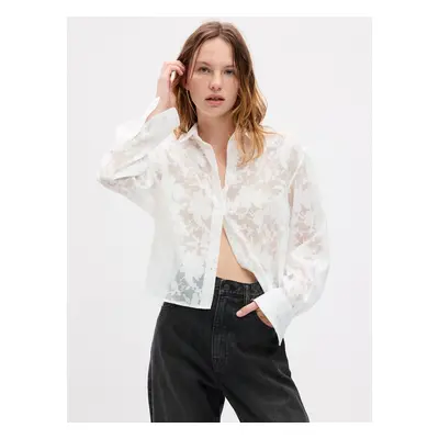 GAP Crop Lace Shirt - Women's