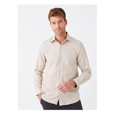 LC Waikiki Slim Fit Long Sleeve Dobby Men's Shirt