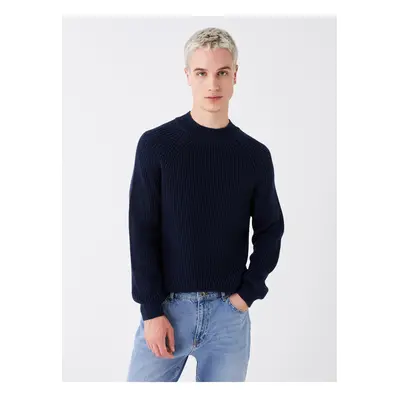 LC Waikiki Half Turtleneck Long Sleeve Men's Knitwear Sweater