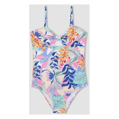 DEFACTO Girl's Patterned Swimsuit