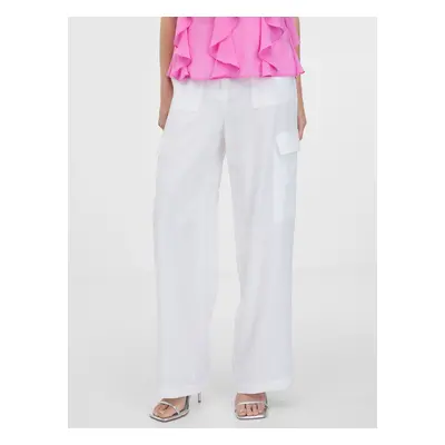 Orsay White women's wide trousers - Women's