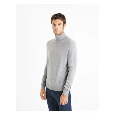 Celio Menos Turtleneck Merino Sweater - Men's