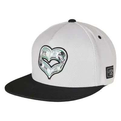 MONEY HEART Snapback Cap Grey/Black