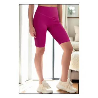 95111 Dewberry Sports Compact High Waist Short Leggings