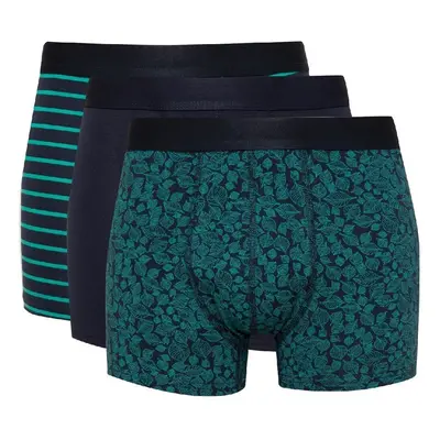 DEFACTO Men's Patterned 3-Pack Boxer