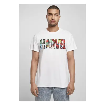 T-shirt with Marvel logo, white